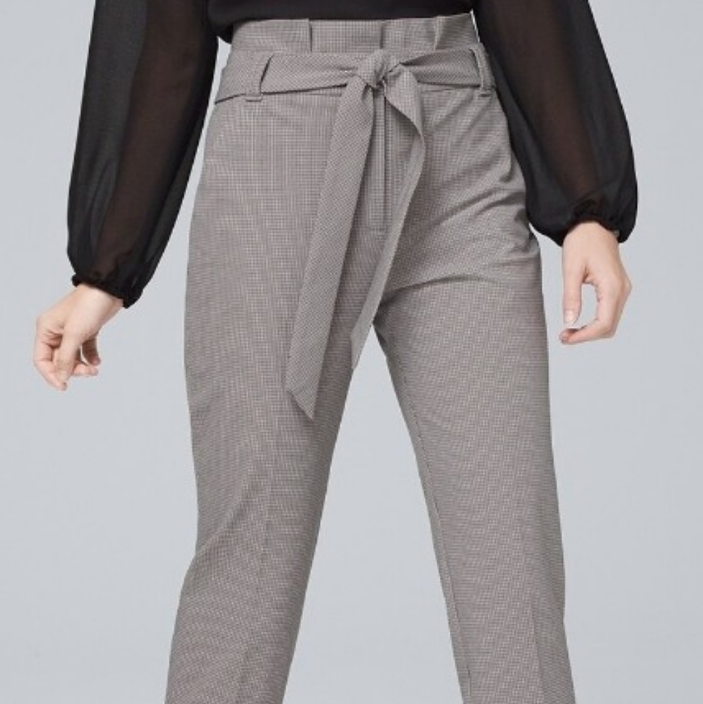 White House Black Market, highwaisted, tapered ankle pants